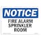 Signmission Safety Sign, OSHA Notice, 7" Height, Rigid Plastic, Fire Alarm Sprinkler Room Sign, Landscape OS-NS-P-710-L-12546 - alternate 1
